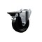 Service Caster 4'' Phenolic Wheel Swivel Bolt Hole Caster with Posi Lock Brake SCC-BH20S414-PHS-PLB - alternate 1